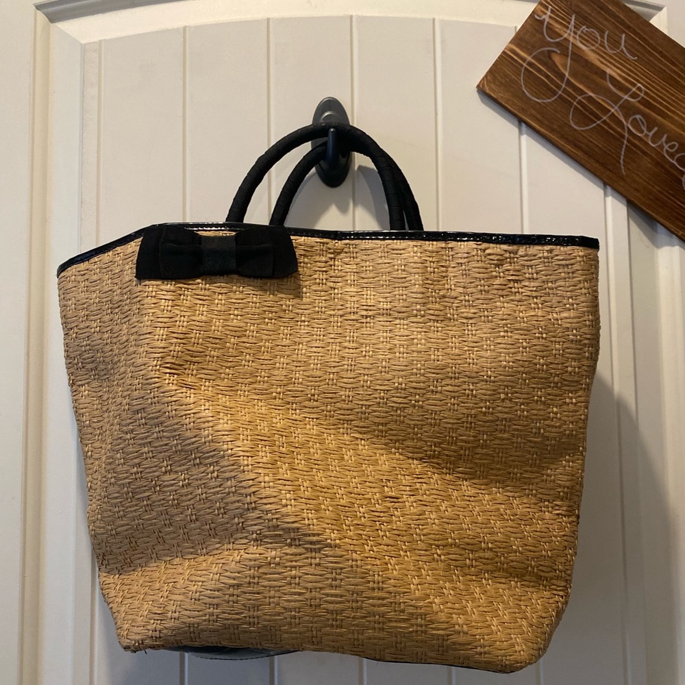 Bath and Body Works Wicker Bag Purse